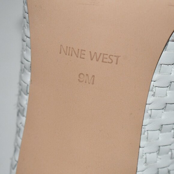 Nine West Lucili Raffia Sandals in White Size: 9M Great Condition - Picture 7 of 7